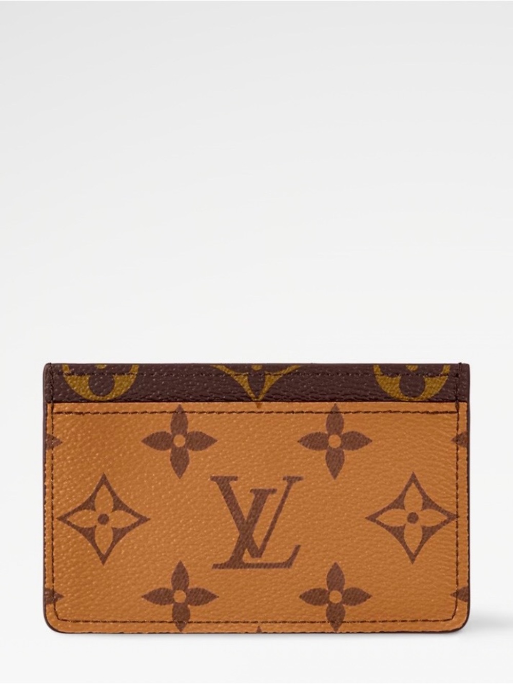 Louis Vuitton Two-Tone Brown Monogram Card Holder
